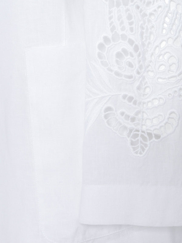 ANGIZIA Linen Tailored Jacket