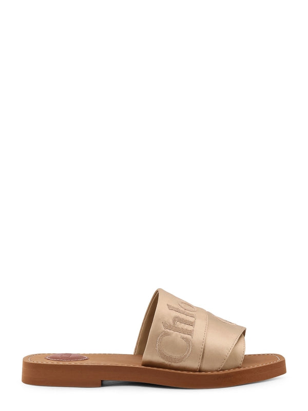 Chloe Gold Slides