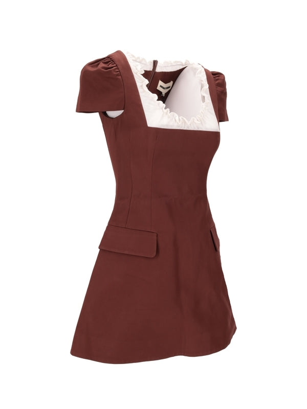 shushu/tong Brown Mini Dress