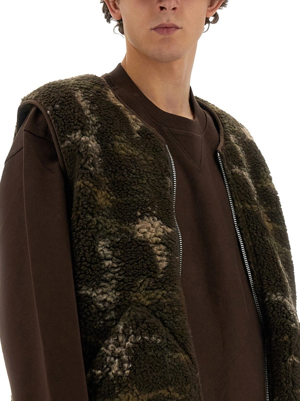 Reversible Wool Blend Vest