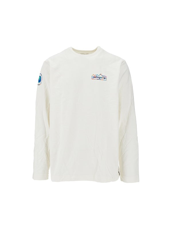 Patagonia White Long Sleeve Top