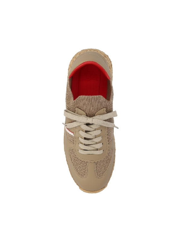 Raffia Sole Low-top Sneakers