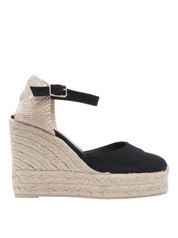 Castañer Black Espadrille Sandals