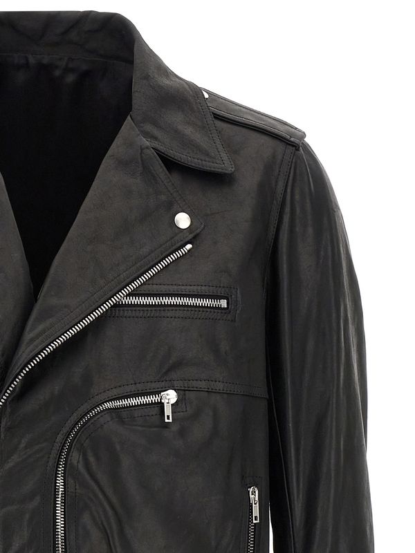 BAUHAUS STOOGES Leather Biker Jacket