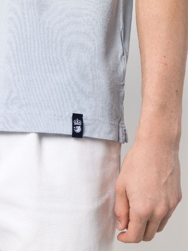 Logo Detail Cotton Polo Shirt