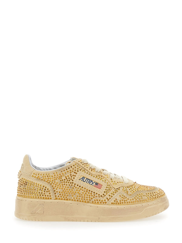Autry Gold Low Top Sneakers