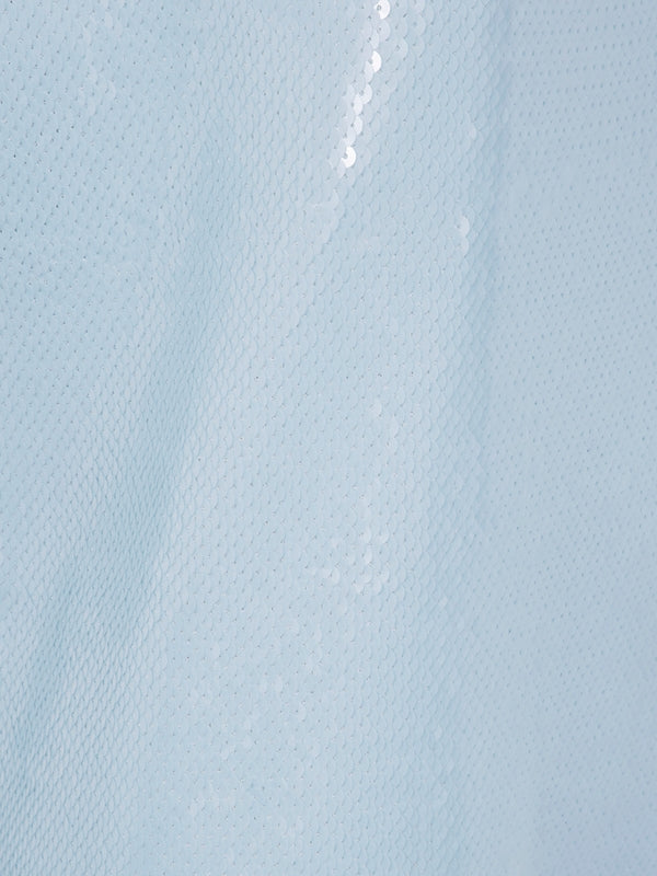 Semi-Couture Sky Blue Midi Dress