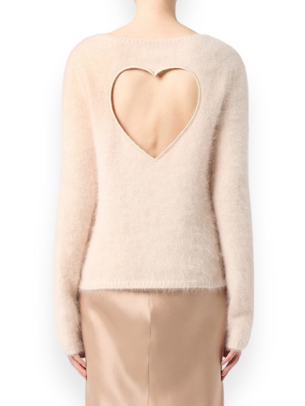 Back Heart Cutout Knit