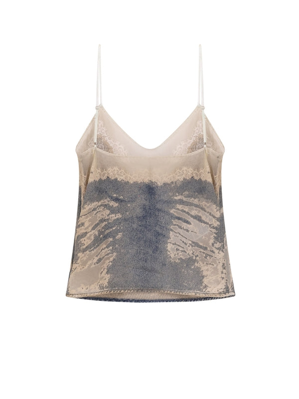 Tre Denim Sleeveless Top