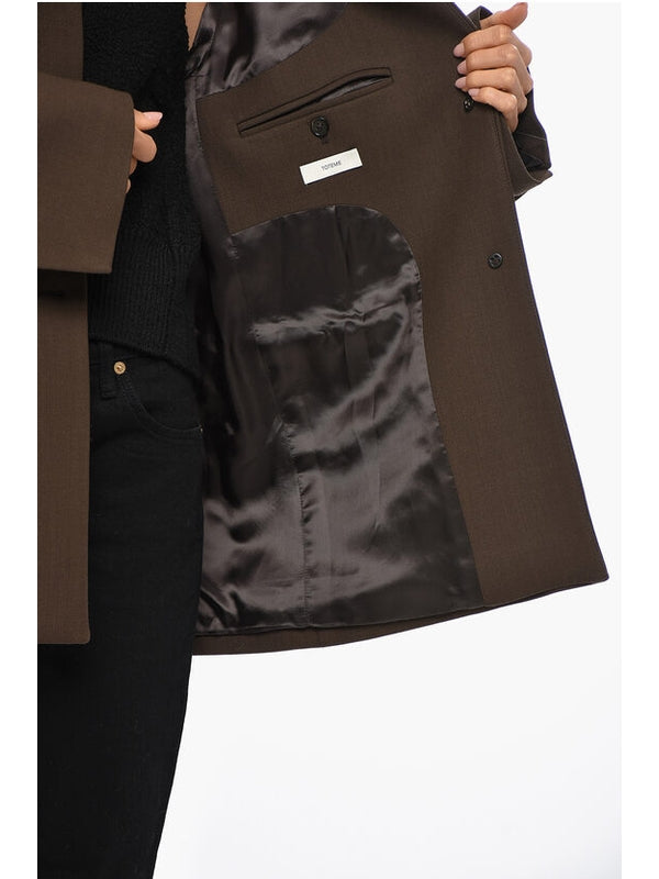 Toteme Brown Tailored Jackets