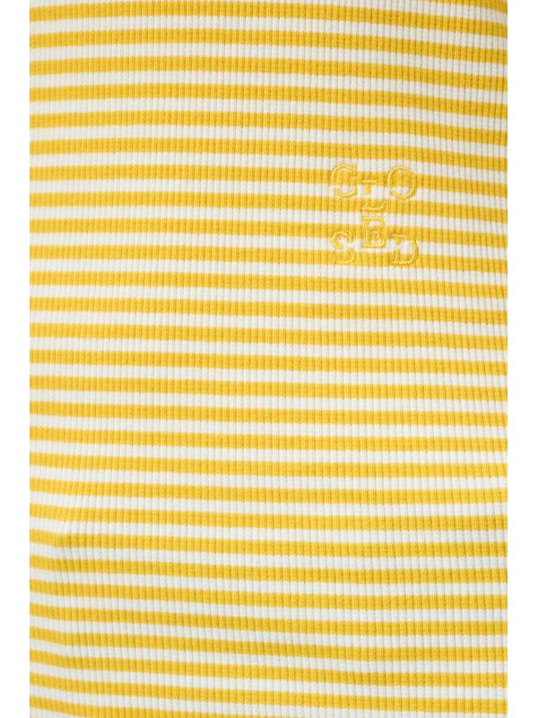 Logo Embroidery Stripe Tank
  Top