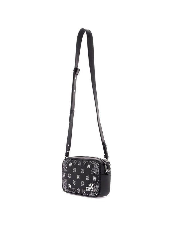 Bandana Embroidered Leather Crossbody Bag