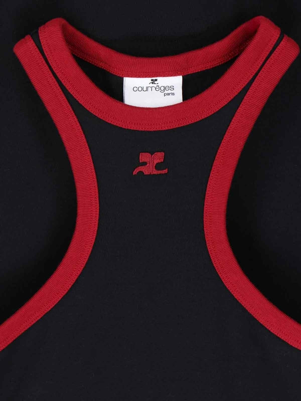 スキューバロゴコットンミニドレス