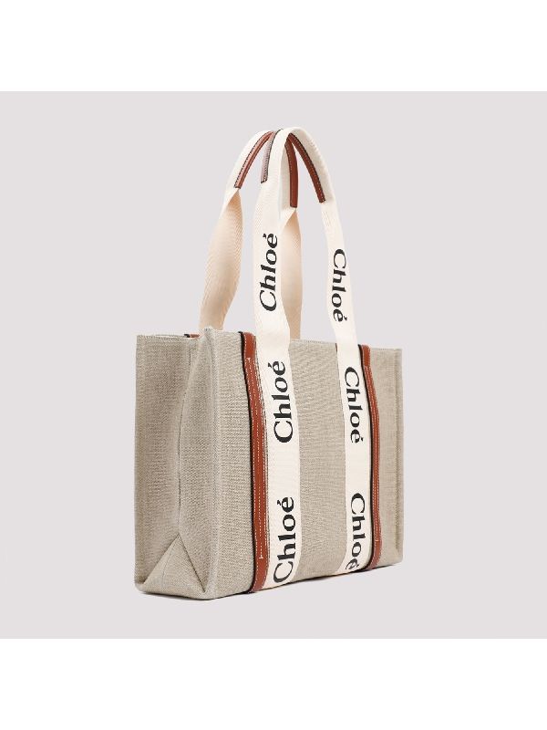 Woody Canvas Medium Tote Bag