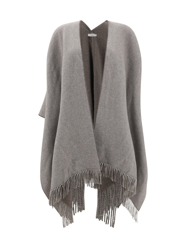 Brunello Cucinelli Grey Cape