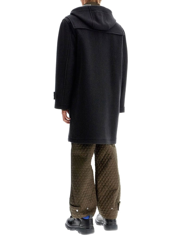 BURBERRY - Wool Hood Coat - Jente
