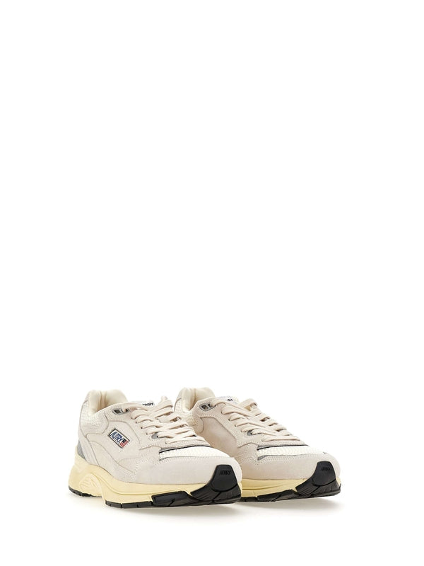 Autry Beige Low Top Sneakers