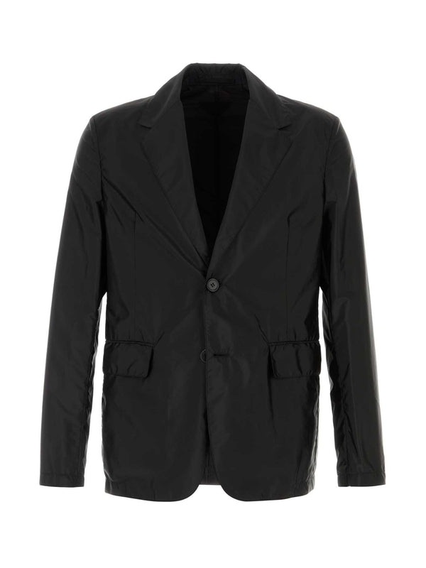 Back Triangle Logo Nylon Single Jacket