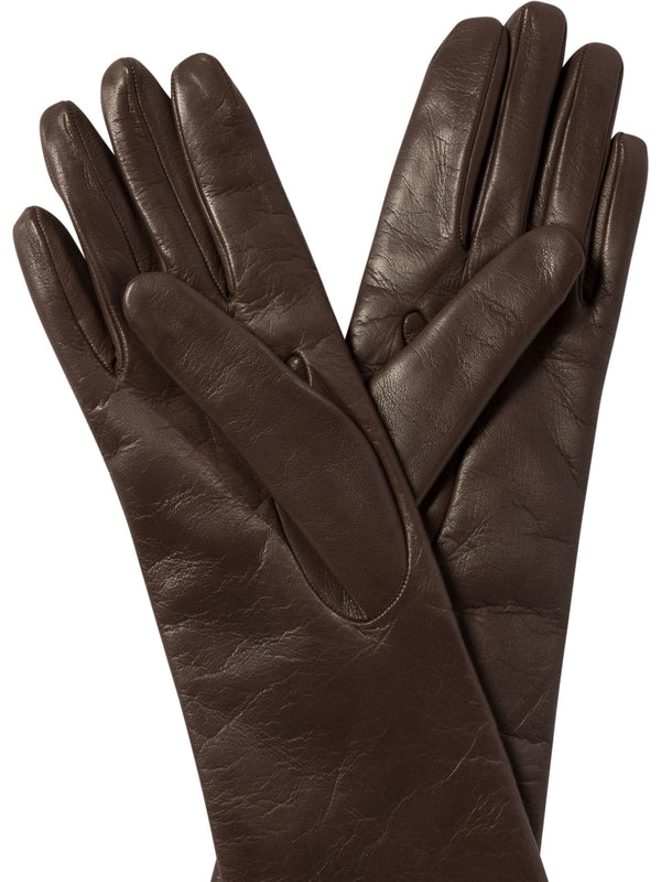 Long Leather Gloves