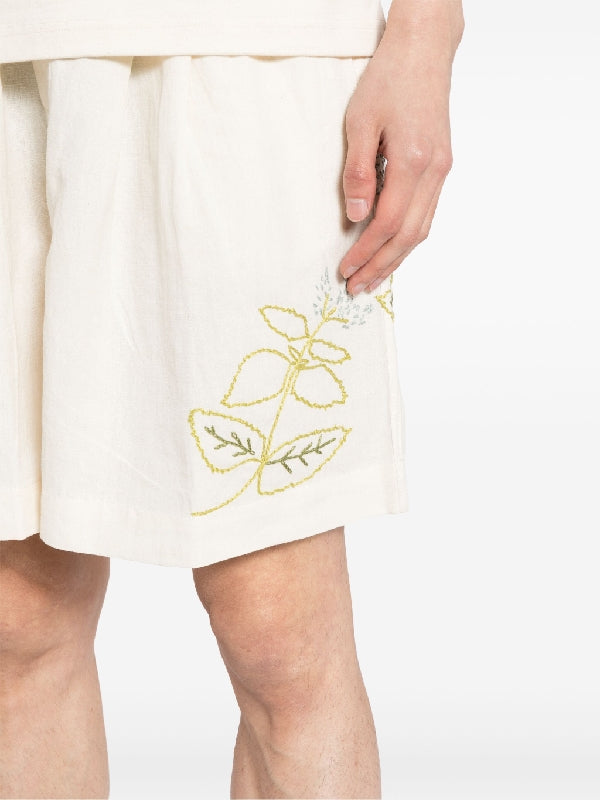 Bridge Floral Embroidered
  Shorts