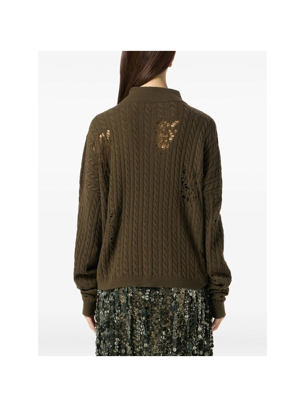 Blumarine Green Knitted