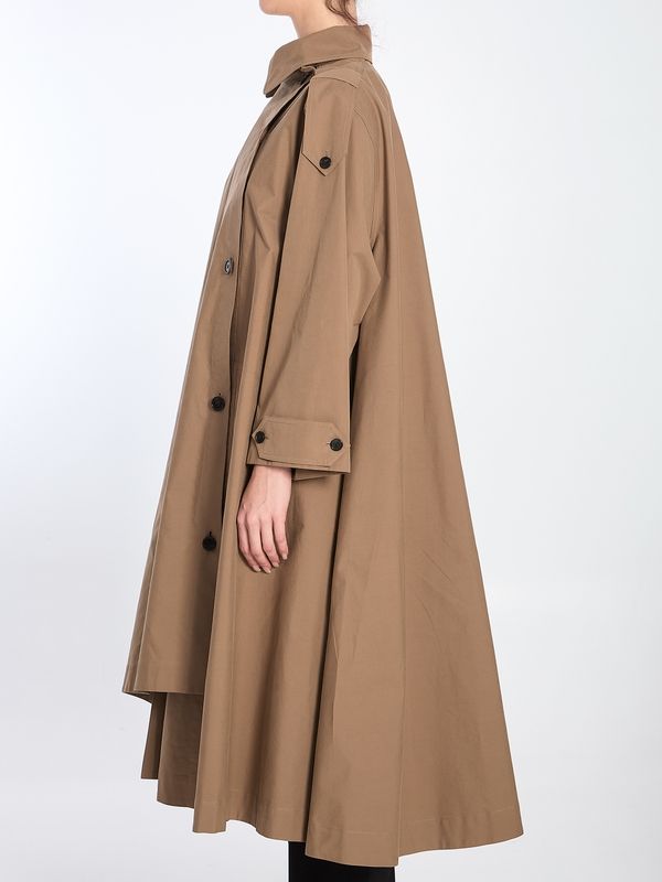 Aralia Asymmetric Single Trench Coat