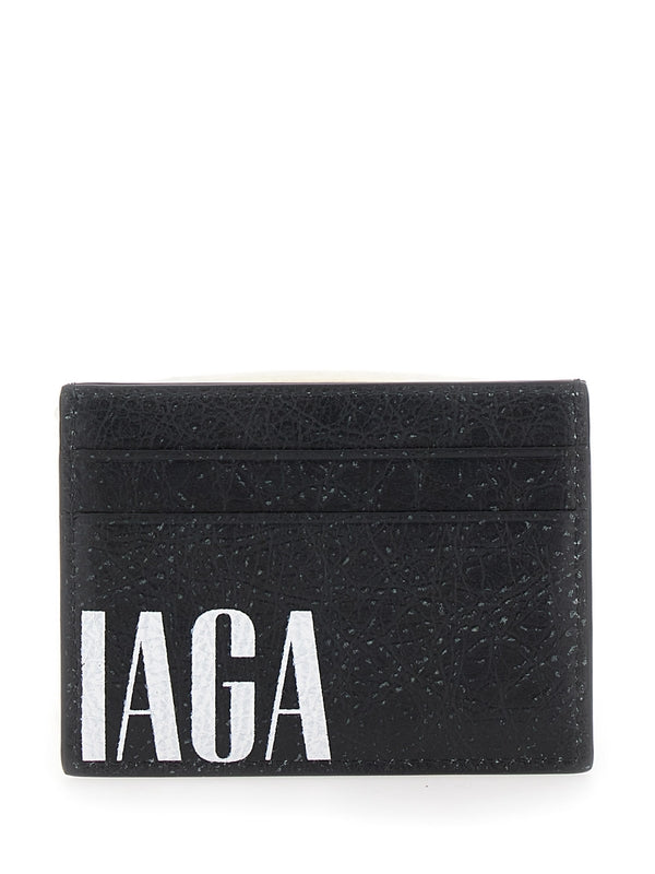 Balenciaga Black Card Holders
