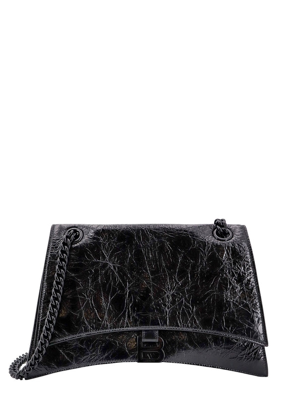 BALENCIAGA - Balenciaga Crush Medium Black Crossbody & Shoulder Bags - Jente