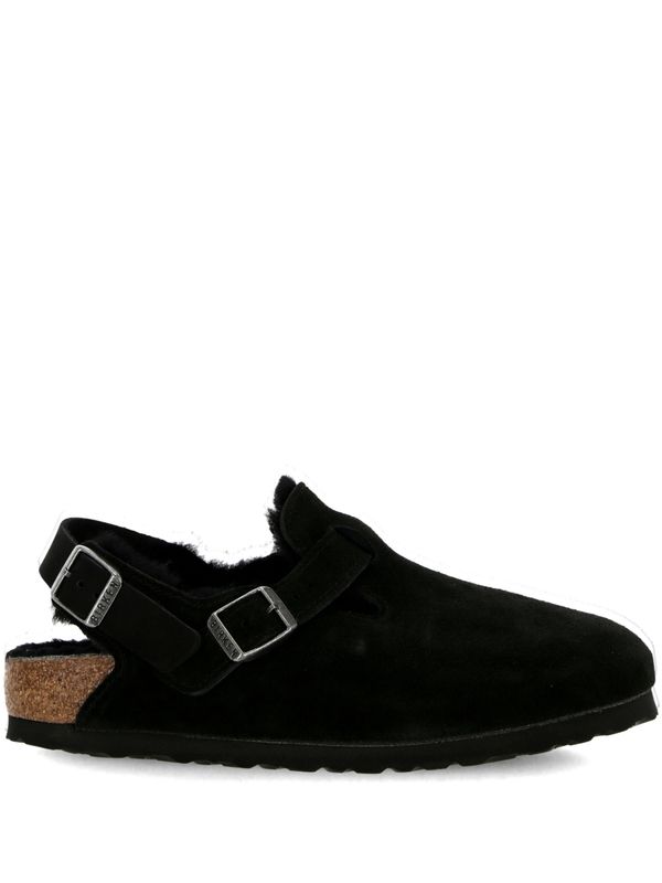 Tokyo Shearling Suede Sandals