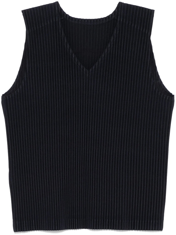 Issey Miyake Navy Vests