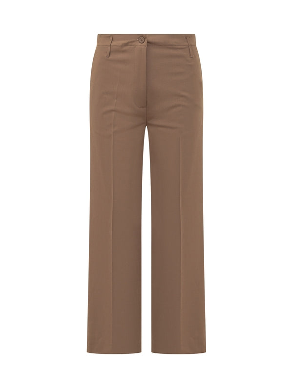 Semicouture Brown Trousers