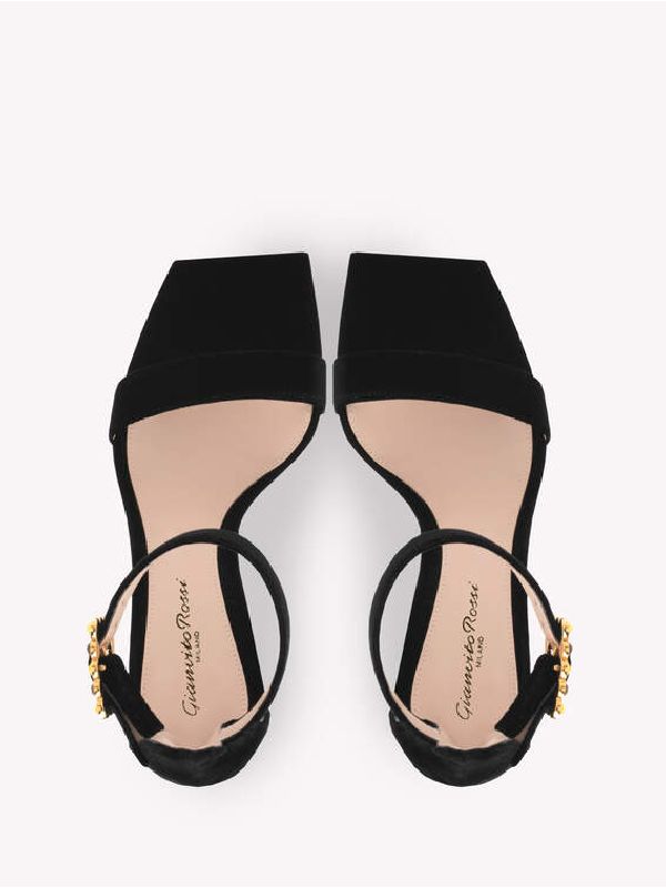 Wondy Velvet Sandal Heel