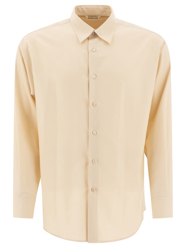 Beige Wool Shirt