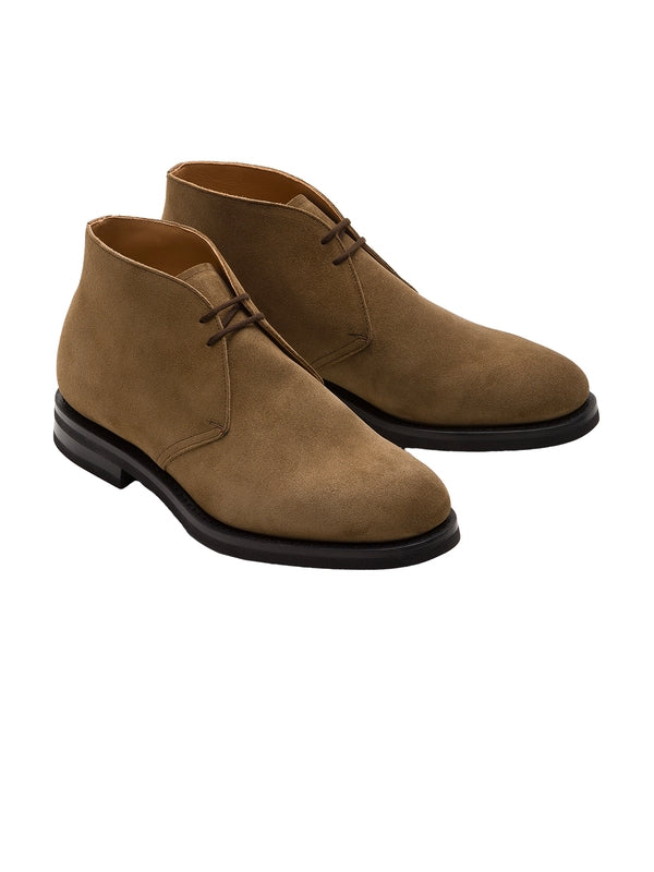 Brown Calfskin Desert Boots