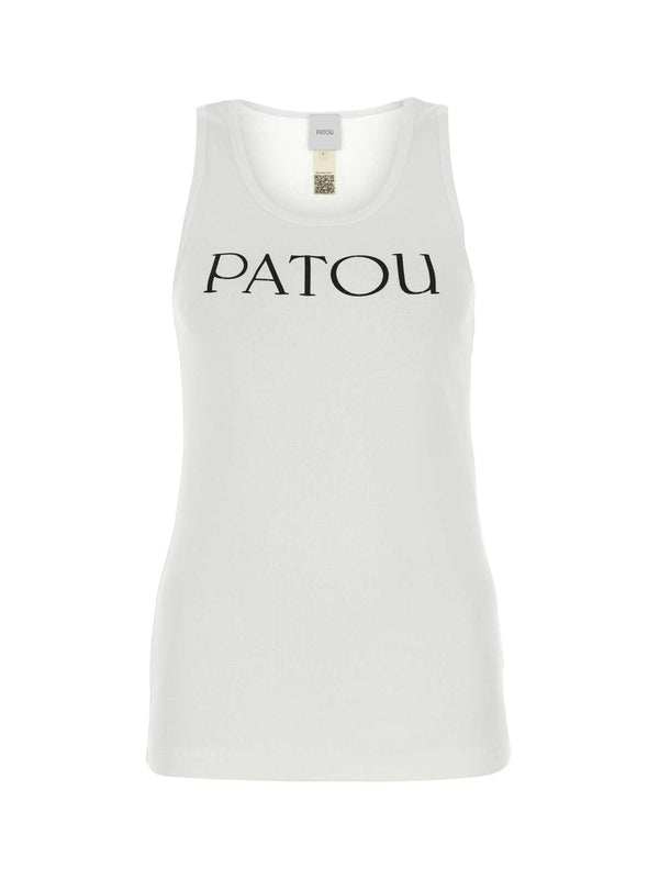 Logo Printing Cotton Sleeveless Top