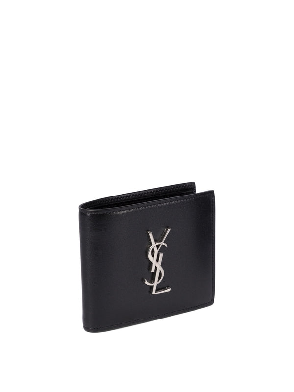 Cassandra Logo Leather Wallet