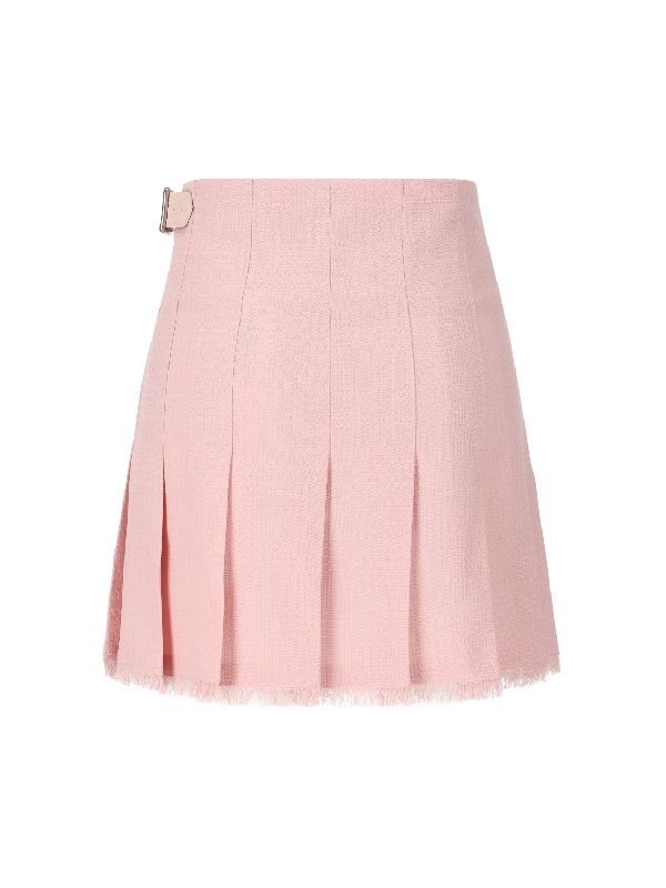 Buckle Detail Back Pleat
  Skirt
