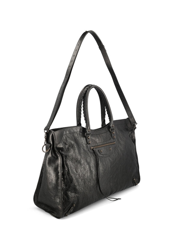 City Leather Boston Bag