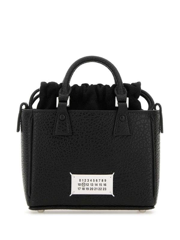 5AC Number Logo Leather Tote Bag