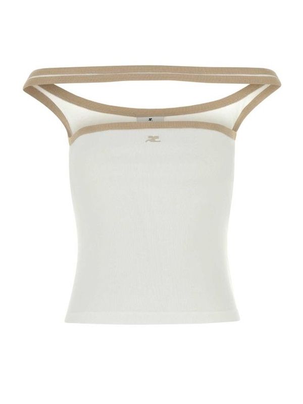 AC Logo Boatneck Sleeveless Top