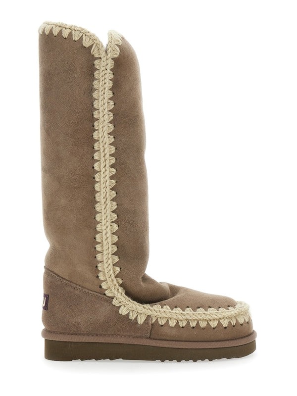 MOU - Mou Beige High Boots - Jente