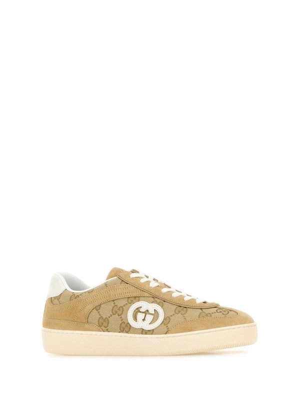 Gucci Beige Low Top Sneakers