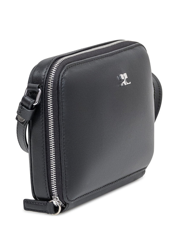 Cloud Logo Leather Shoulder Bag