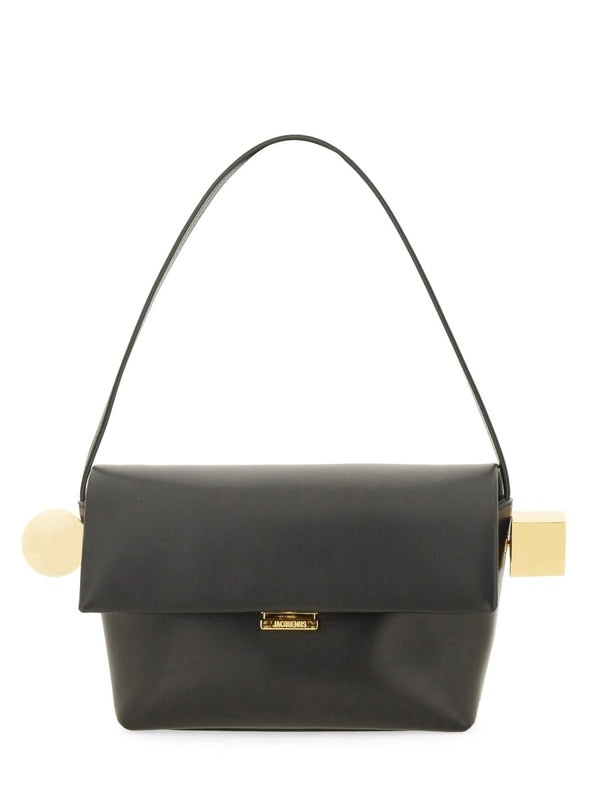 Rond Carre 棉质皮革单肩包