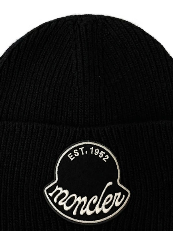 Moncler Black Beanie