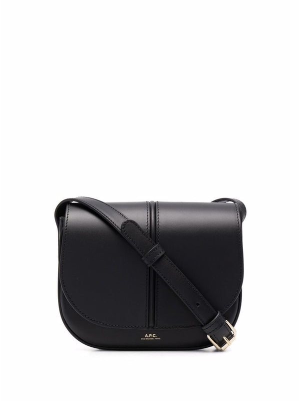 Betty Logo Leather Shoulder Bag