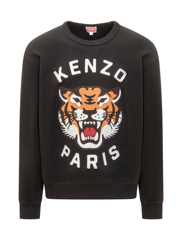 Tiger Logo Cotton Sweatshirt