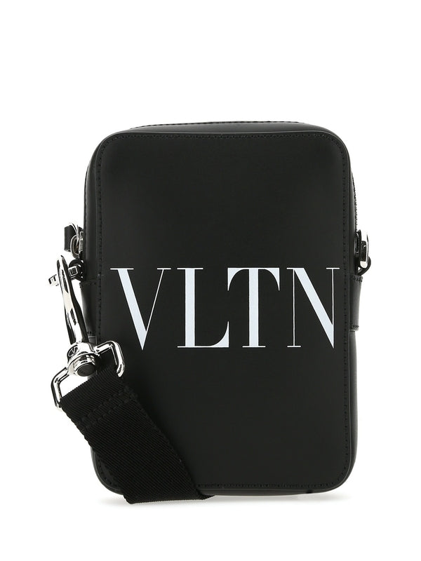 Vltn プリントレザー クロスボディバッグ