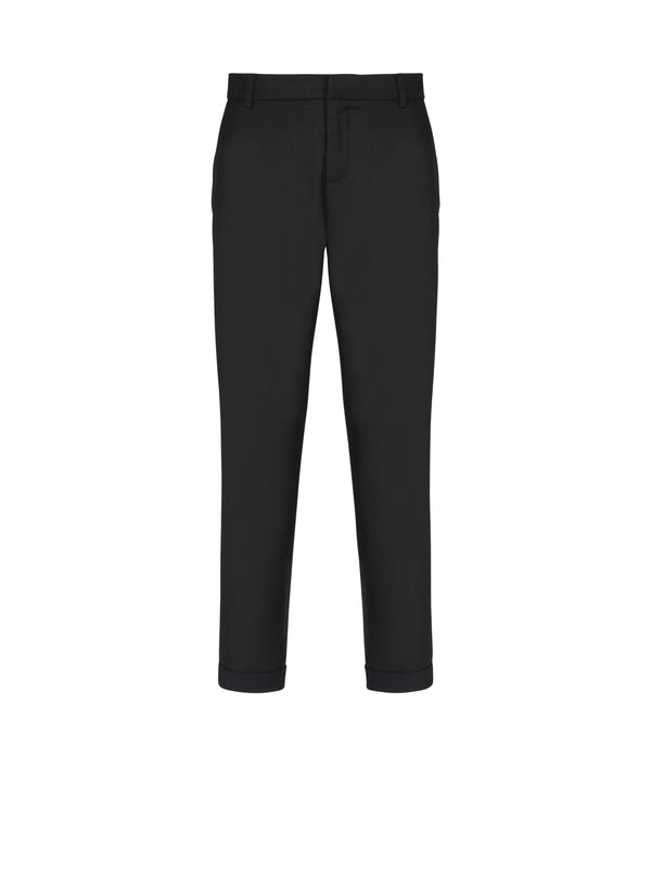 Black Wool Pants