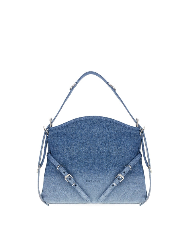 Voyou Gradation Denim Shoulder Bag
